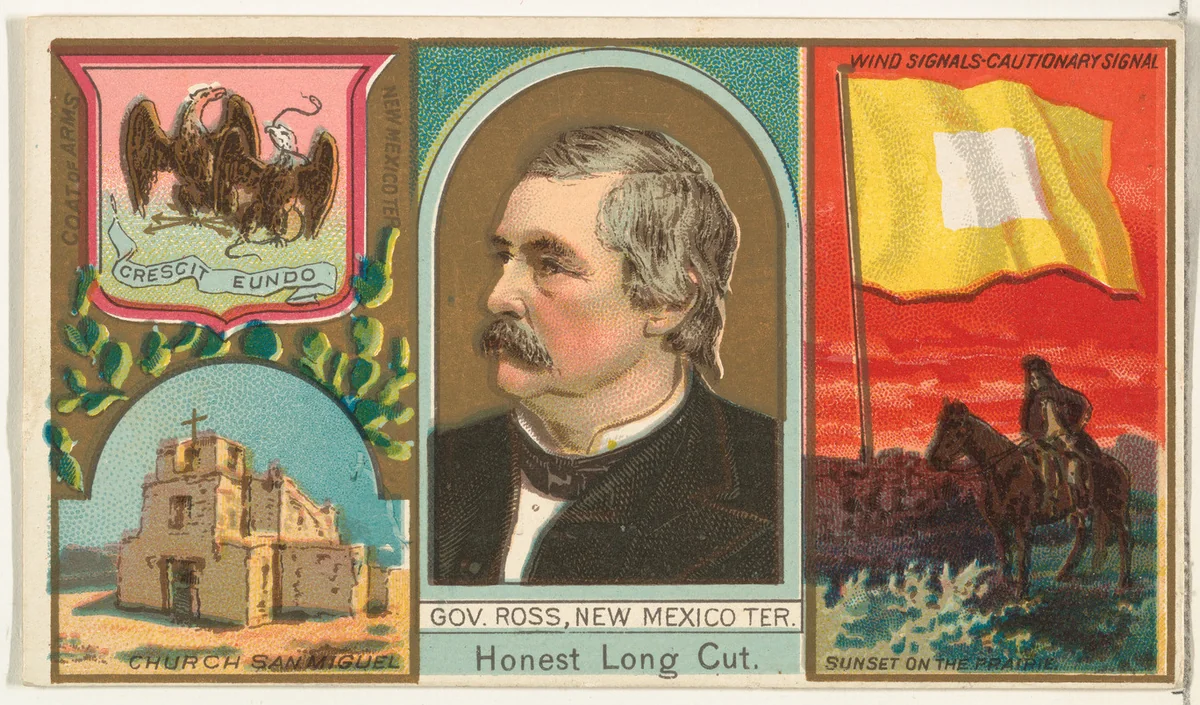 Governor Ross, New Mexico Territory, from "Governors, Arms, Etc." series (N133-1), issued by Duke Sons & Co. by W. Duke, Sons & Co., print, 1885-1892