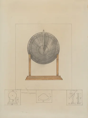 Sun Dial by Henry Meyers, index of american design, 1936
