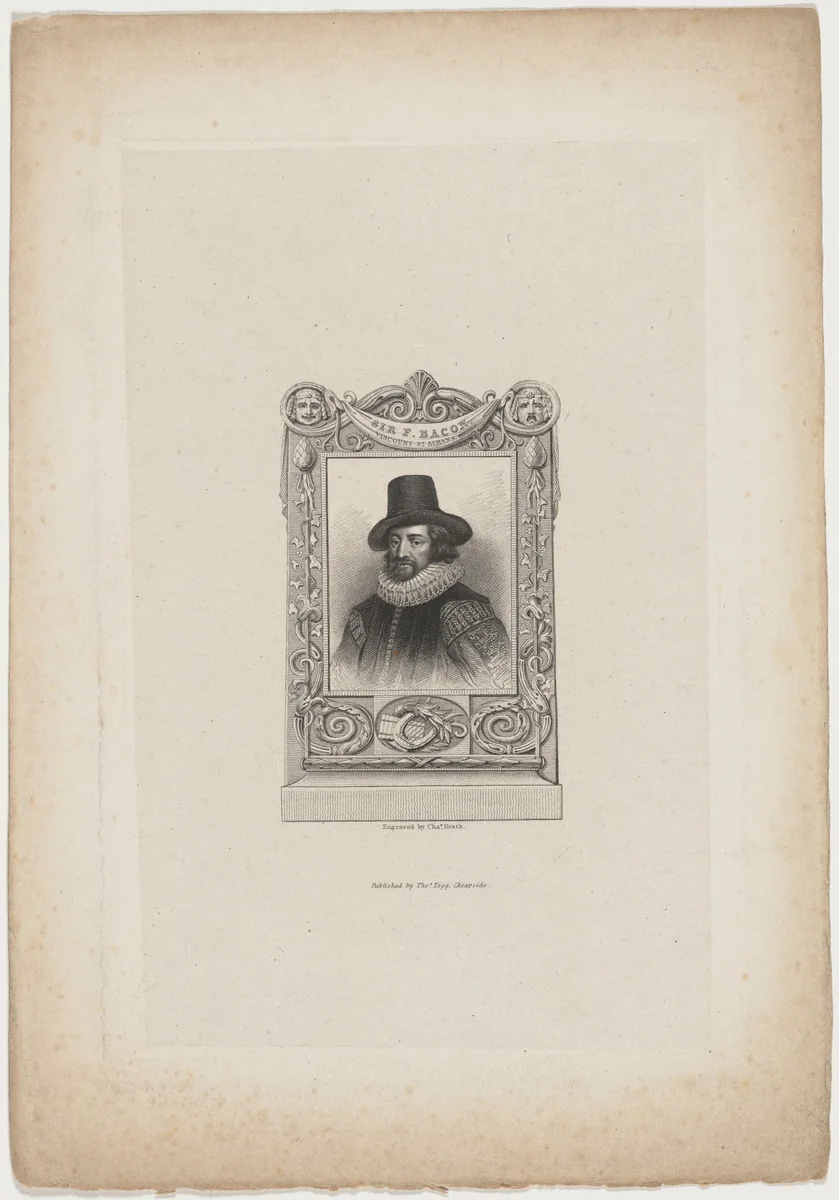Sir Francis Bacon by Charles Heath, print, 1784-1848