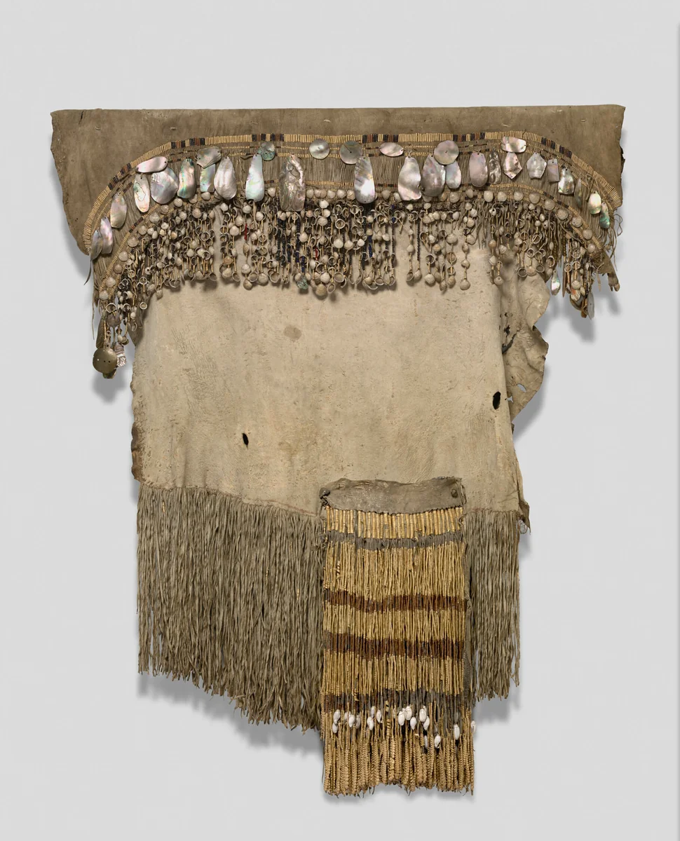 Dance Skirt (photographed with Apron) by Yurok or Hupa, other, 1850-1860