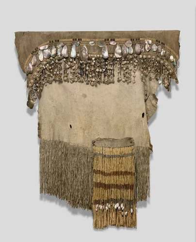 Dance Skirt (photographed with Apron) by Yurok or Hupa, other, 1850-1860