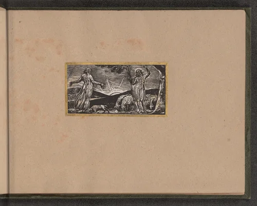 Thenot Remonstrates with Colinet by William Blake, print, 1821