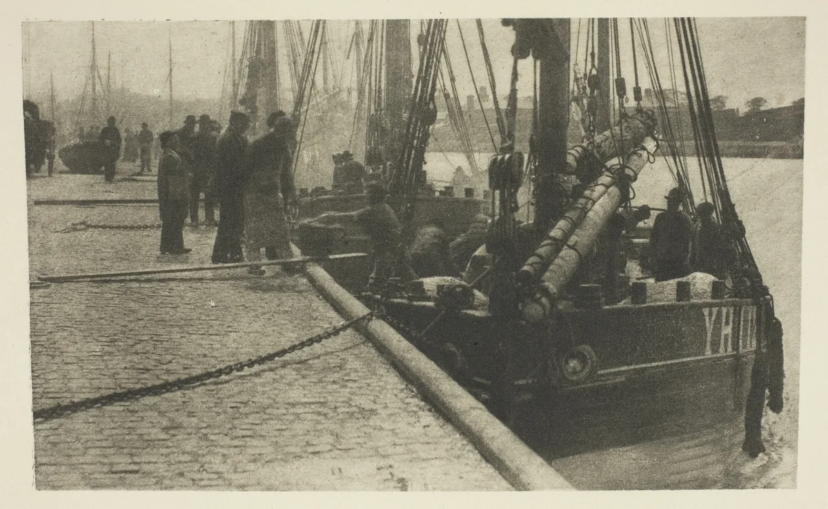 The First of the Herring by Peter Henry Emerson, photograph, 1887