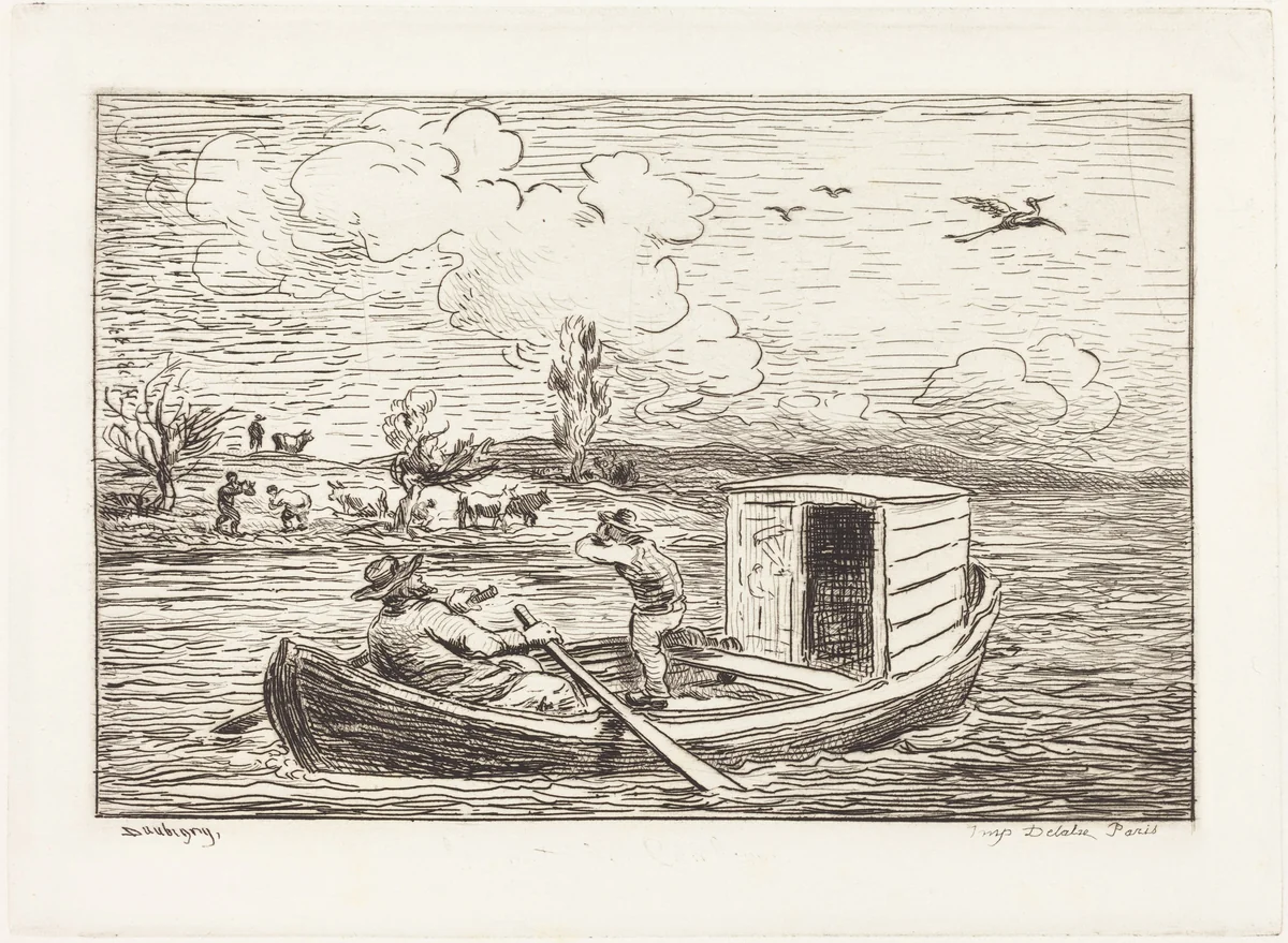 Cambronne's Word (Le Mot de Cambronne) by Charles-François Daubigny, portfolio, 1862