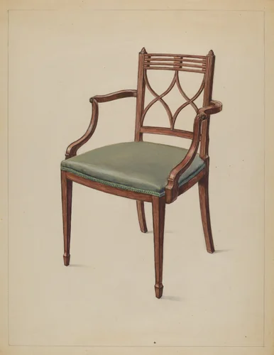 Armchair by Bernard Gussow, index of american design, 1936