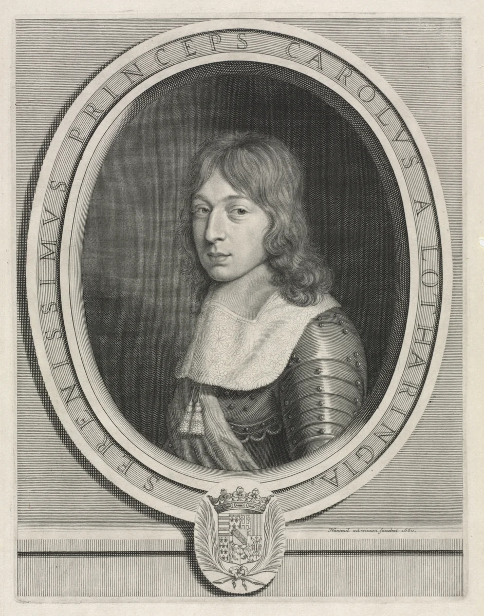 Charles V, Duke of Lorrain by Robert Nanteuil, print, 1660