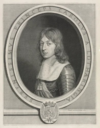Charles V, Duke of Lorrain by Robert Nanteuil, print, 1660