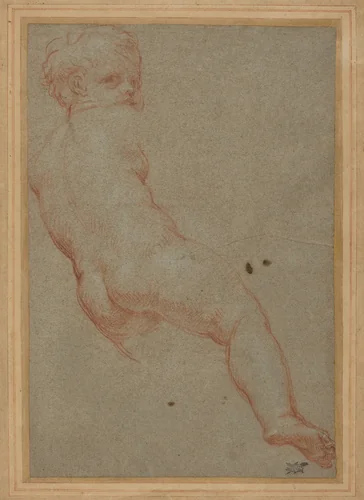 Study of a Young Boy by Carlo Maratta, drawing, 1625-1713