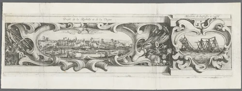 The Siege of La Rochelle: Plate 16 by Abraham Bosse, print, 1628-1630