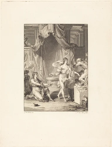 Pygmalion by Noël Le Mire, Jean-Michel Moreau the Younger, print, 1778