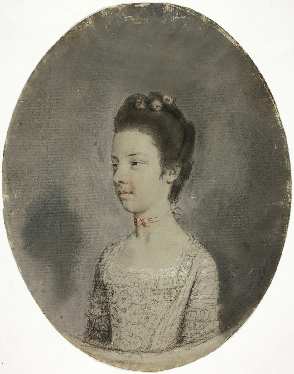 Portrait Bust of a Lady by Hugh Douglas Hamilton, other, 1770