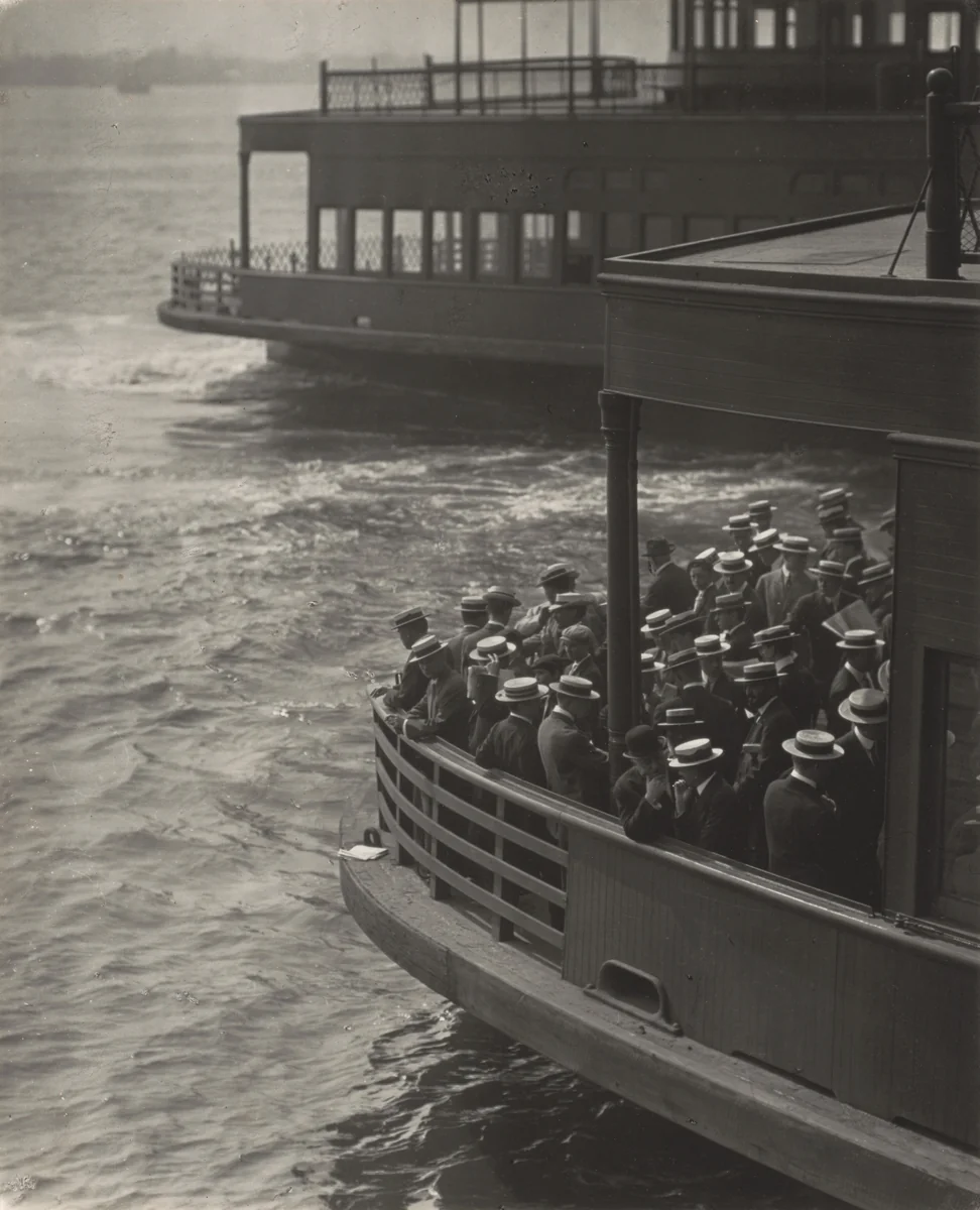 The Ferry Boat by Alfred Stieglitz, photograph, 1910