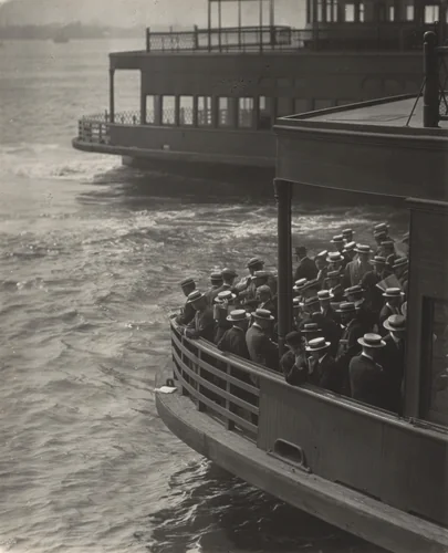The Ferry Boat by Alfred Stieglitz, photograph, 1910