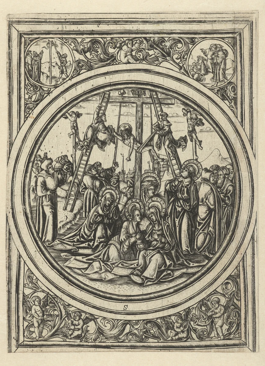 Kruisafname by Unknown, print, 1510-1530