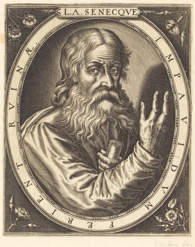 Seneca by Thomas de Leu, print, 1560-1620