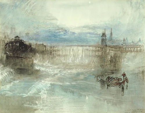 View of Lucerne by Joseph Mallord William Turner, painting, 1840-1841