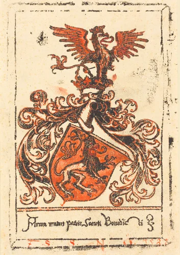 Bookplate of the Abbey of Ottobeuren by German 15th Century, print, 1500