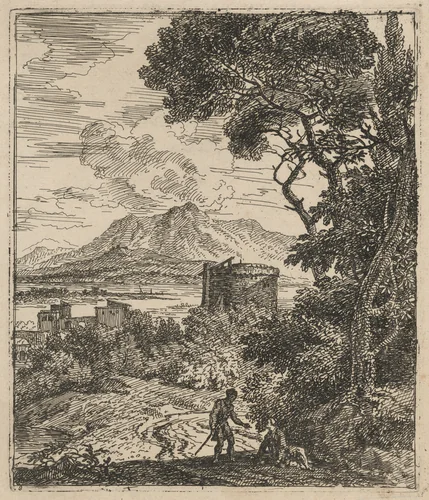 The Round Tower by Joachim Franz Beich, print, 1700-1725