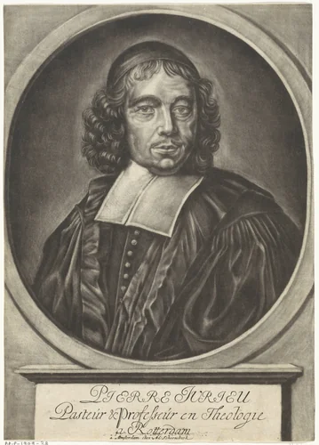 Portret van Pierre Jurieu by anonymous, print, 1667-1714