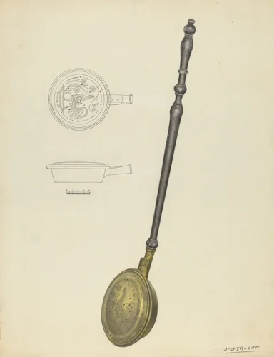 Warming Pan by Jack Staloff, index of american design, 1939
