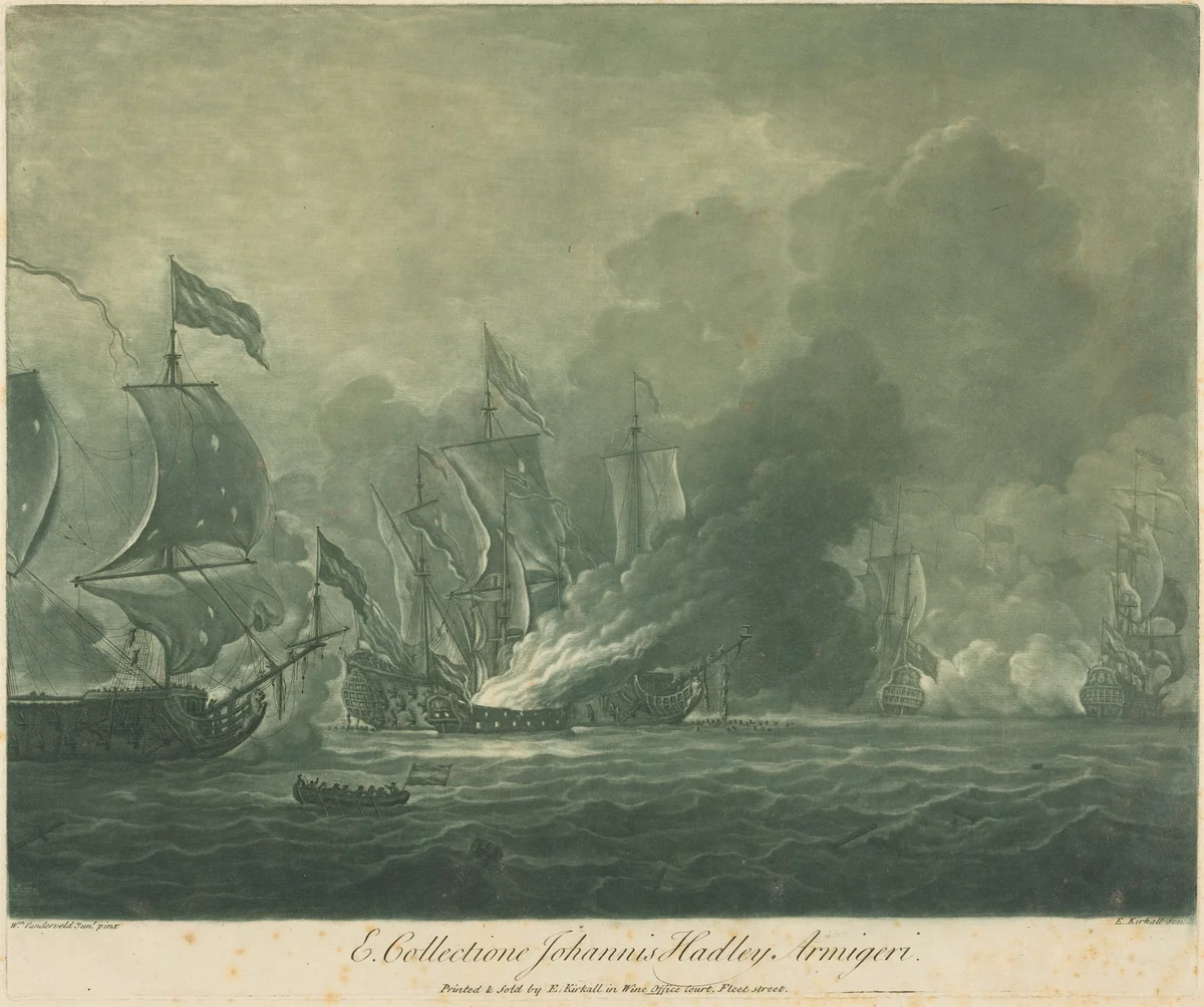 Shipping Scene from the Collection of John Hadley by Elisha Kirkall
Willem van de Velde the Younger, portfolio, 1682-1742