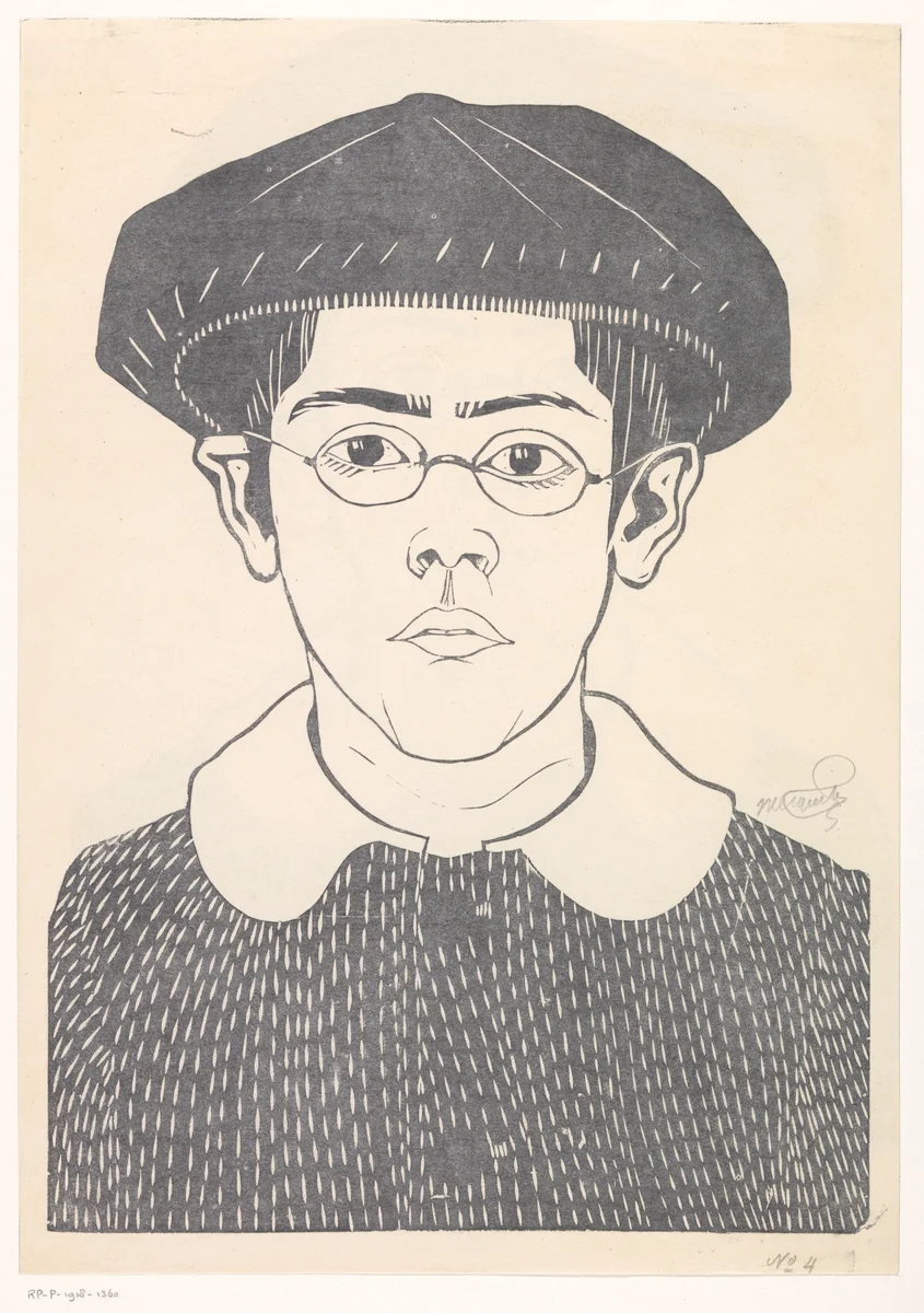 Mijn zoon (Jaap Jessurun de Mesquita) by Samuel Jessurun de Mesquita, print, 1915