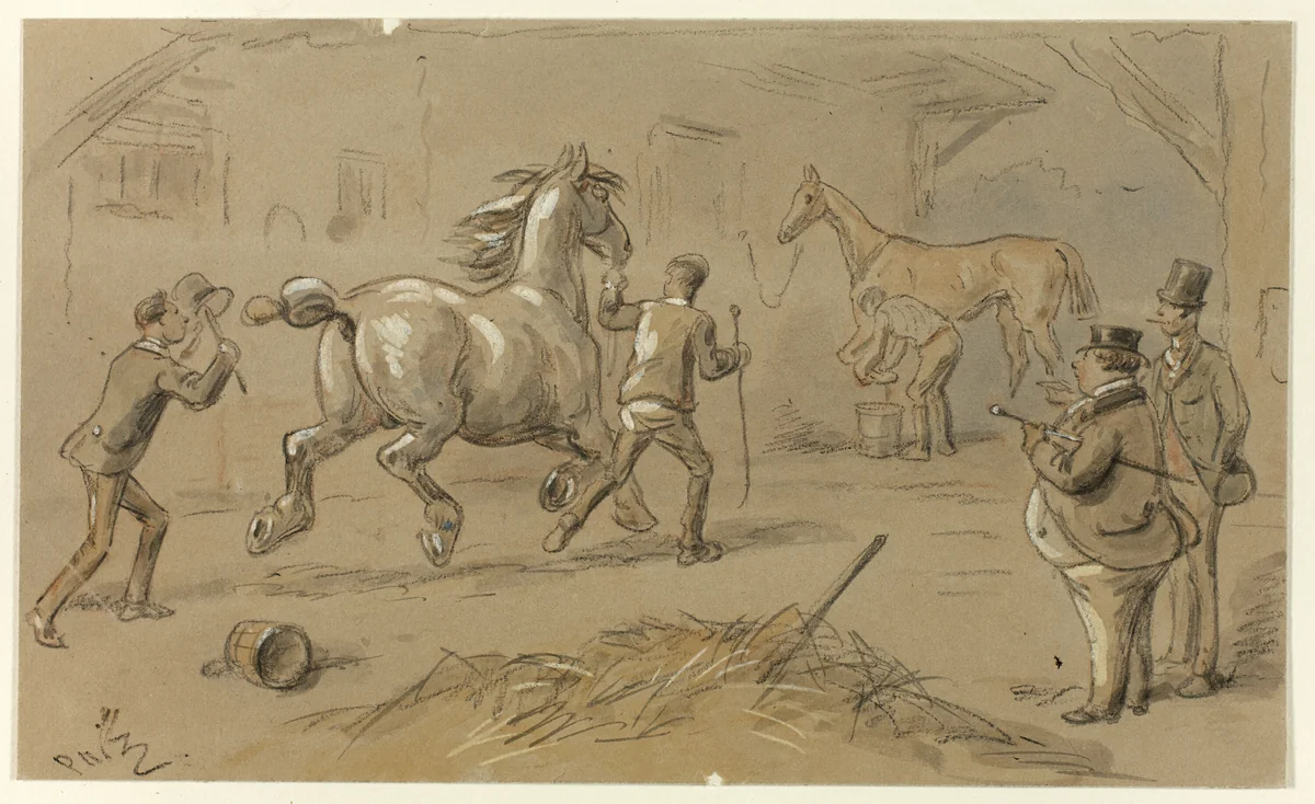 Just Up to Your Weight by Hablot Knight Browne, painting, 1835-1882