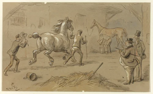 Just Up to Your Weight by Hablot Knight Browne, painting, 1835-1882