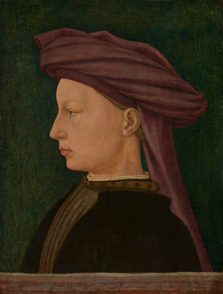 Profile Portrait of a Young Man by Florentine, painting, 1430-1450