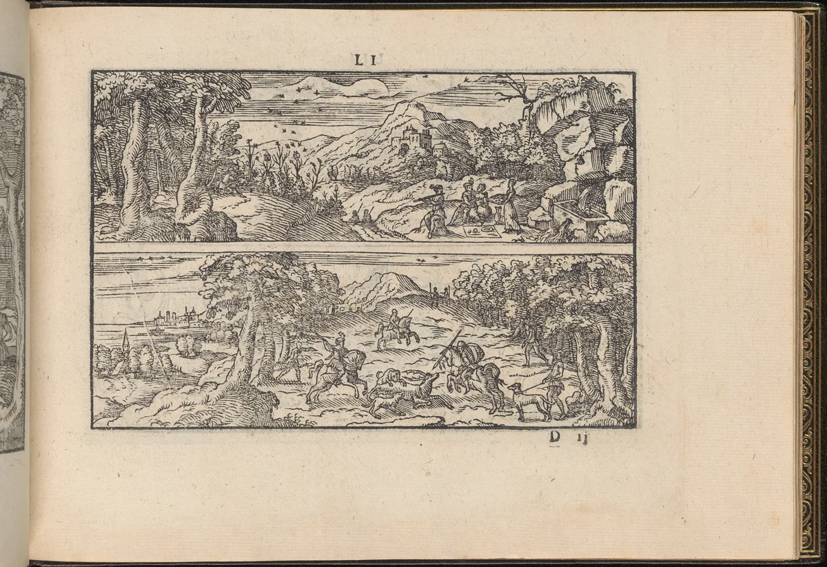 La Vera Perfettione del Disegno di varie sorti di recami, page 26 (recto) by Giovanni Ostaus, book, 1567