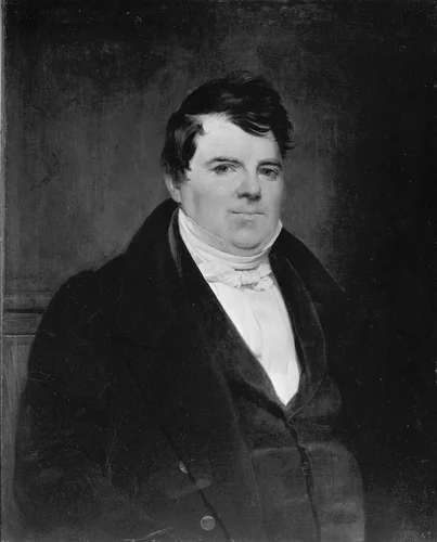 Portrait of Mr. Delvalle by Claude Marie Dubufe, painting, 1837