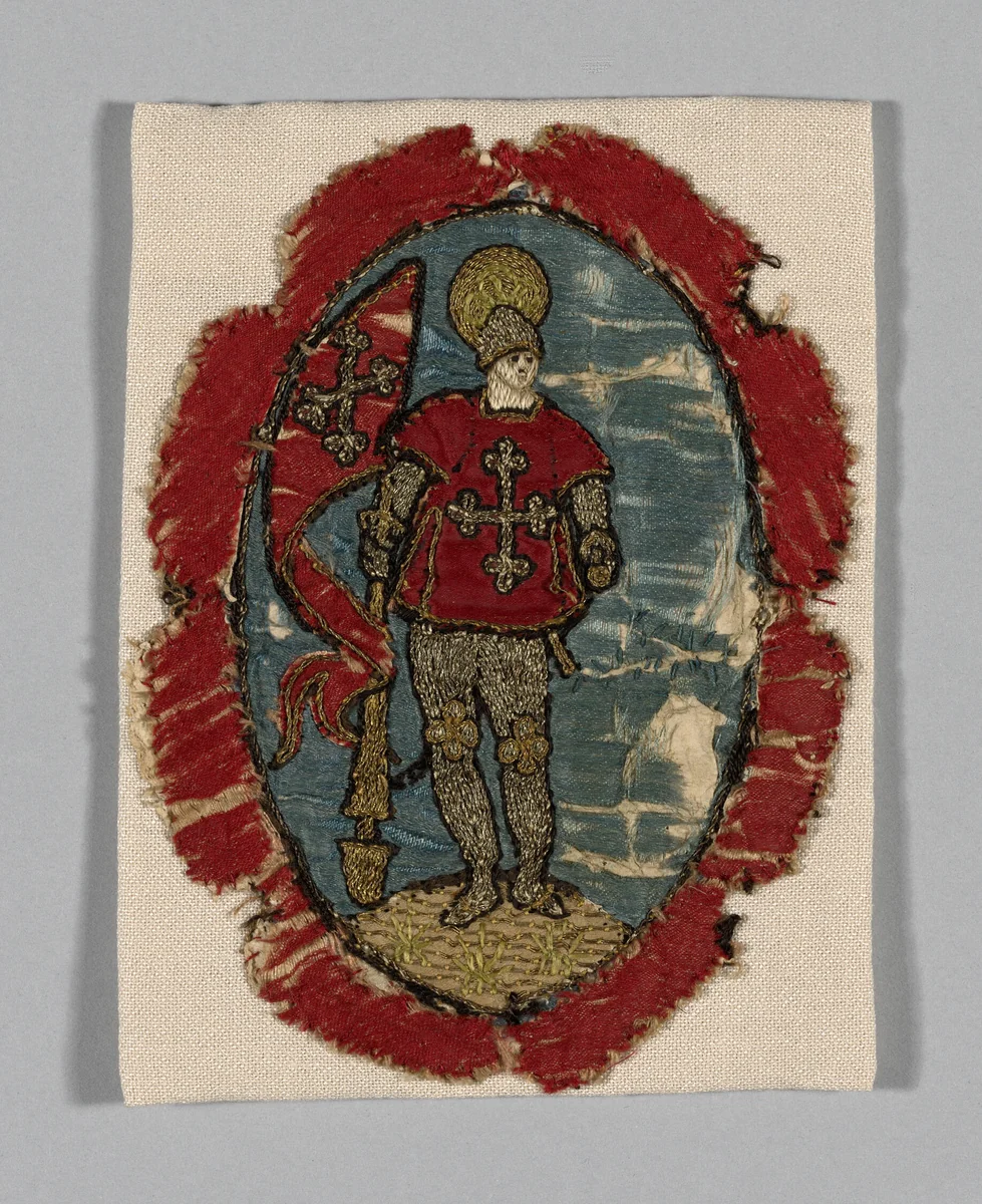 Medallion by Italy, textile, 1601-1700