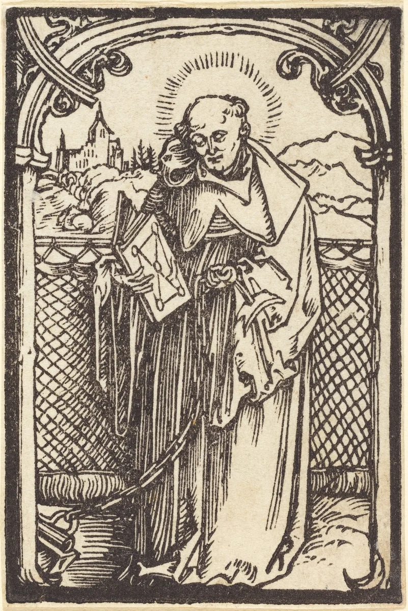 Saint Leonard by Albrecht Dürer, print, 1500