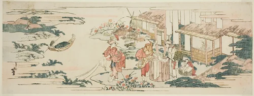 The Chofu Jewel River, one of the Six Jewel Rivers (Mu Tamagawa) by Katsushika Hokusai (葛飾 北斎), print, 1801-1834