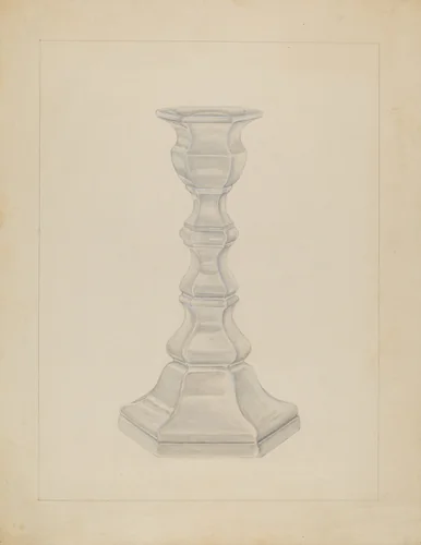 Candlestick by Gertrude Lemberg, index of american design, 1936