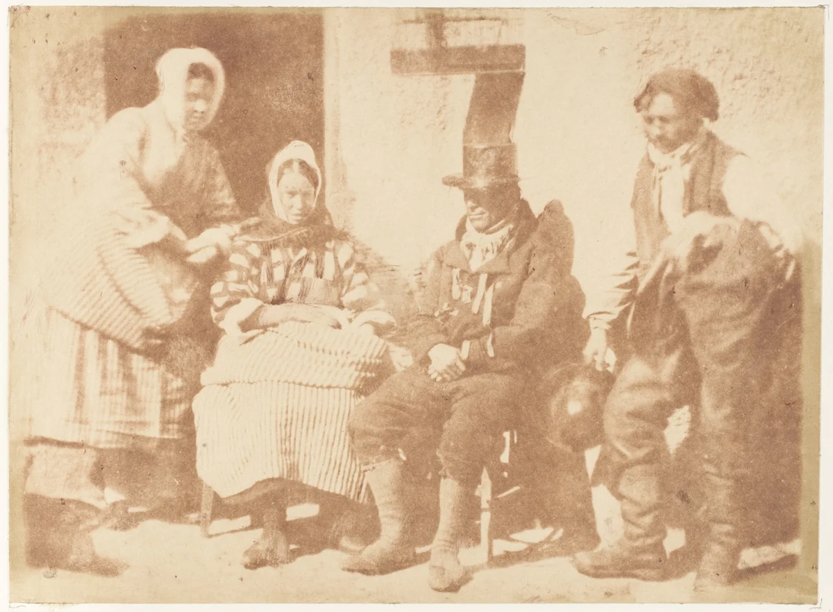 Newhaven Family by Hill and Adamson, photograph, 1843-1847