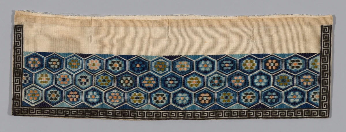 Woman's Trouser Band by Han-Chinese, textile, 1875-1900