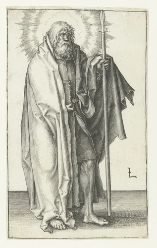 De apostel Thomas by Unknown, print, 1508-1512