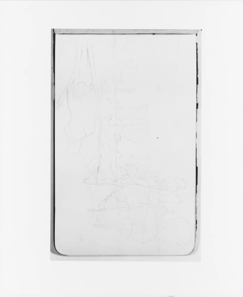 Cowlitz River; Kelso, Washington (from Sketchbook) by Albert Bierstadt, artwork, 1890