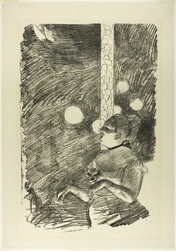The Song of the Dog by Edgar Degas, print, 1876-1877