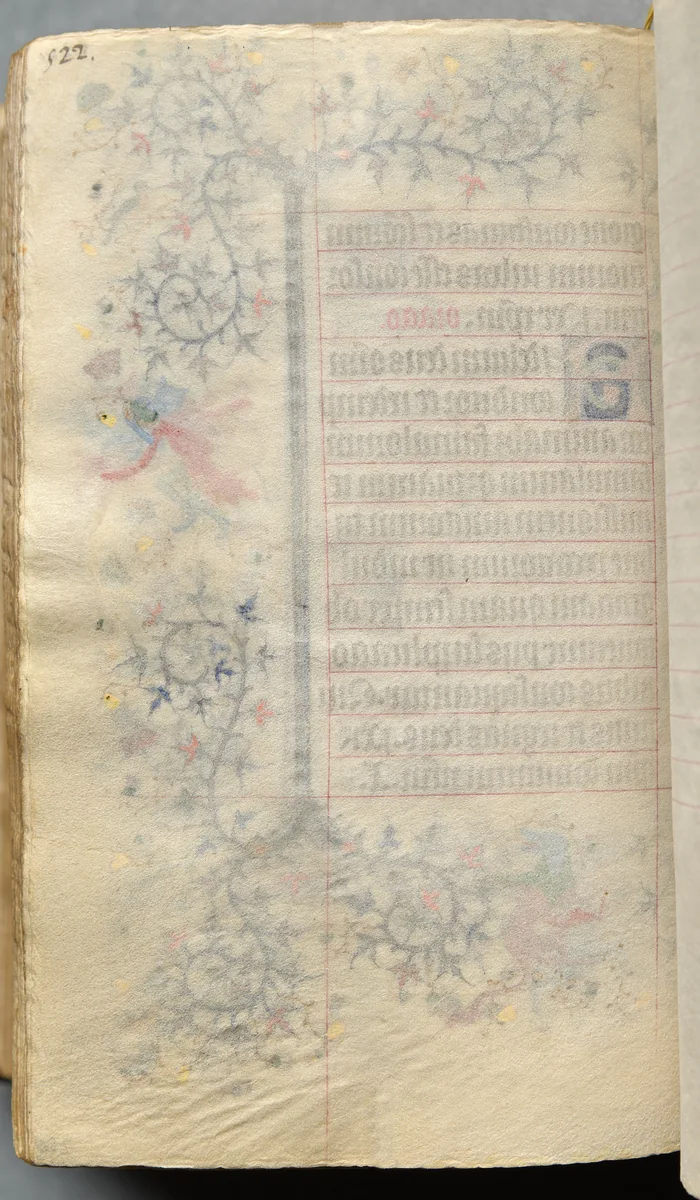 Hours of Charles the Noble, King of Navarre (1361-1425): fol. 253v, Text by Master of the Brussels Initials and Associates, book, 1400-1410