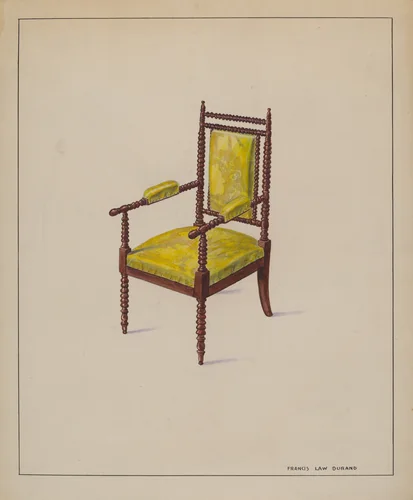 Child's (living room) Chair by Francis Law Durand, index of american design, 1937