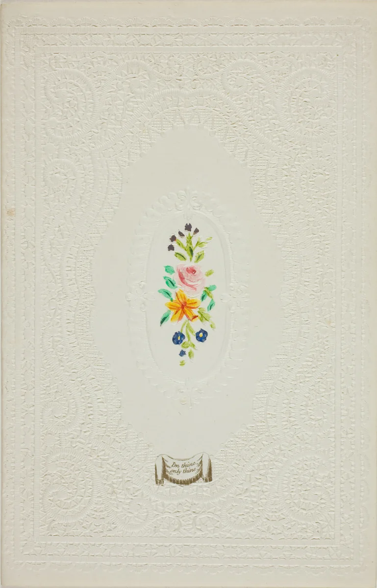 I'm Thine, Only Thine (valentine) by Unknown Artist, other, 1845-1855