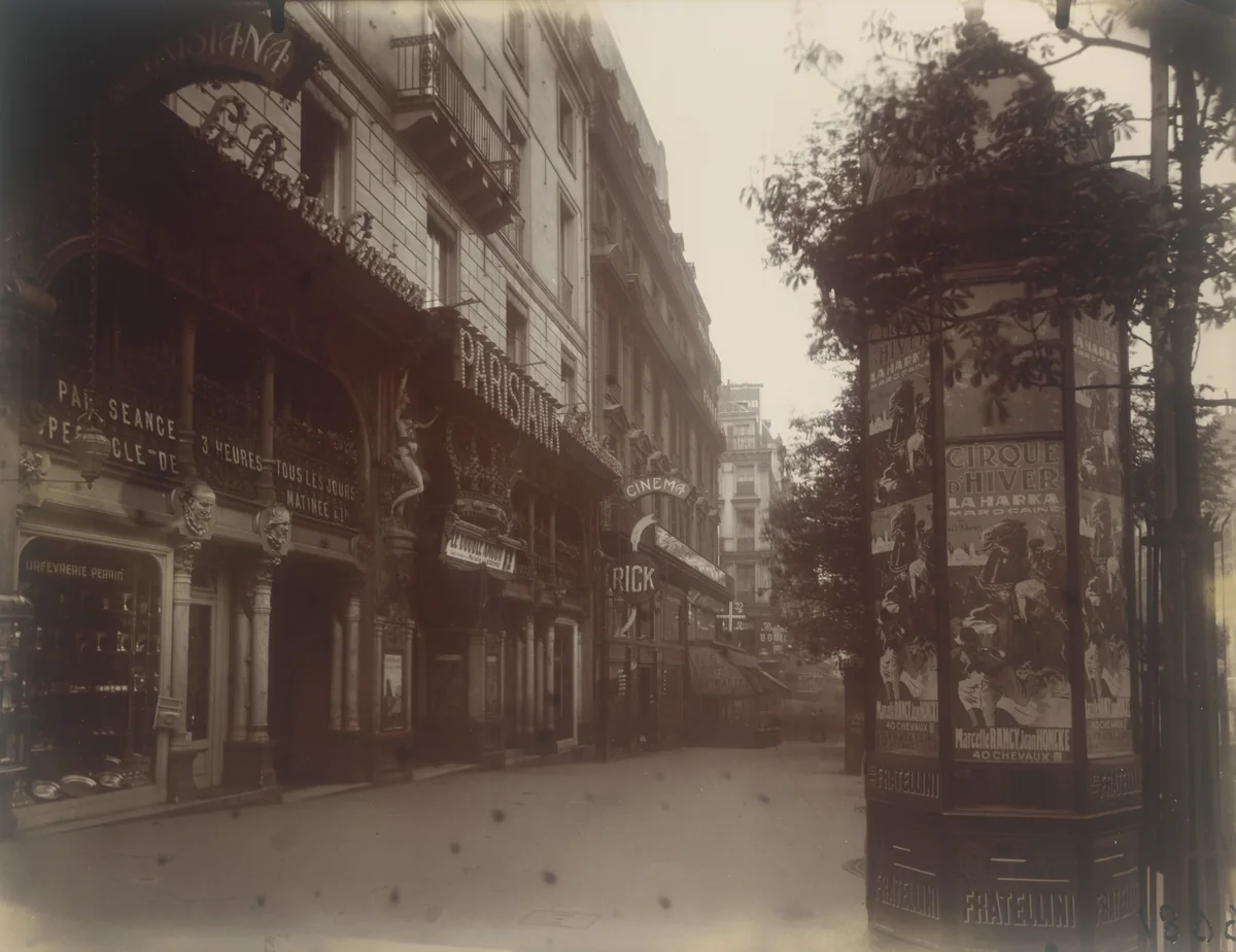 Boulevard de Bonne-Nouvelle by Eugène Atget, photograph, 1926