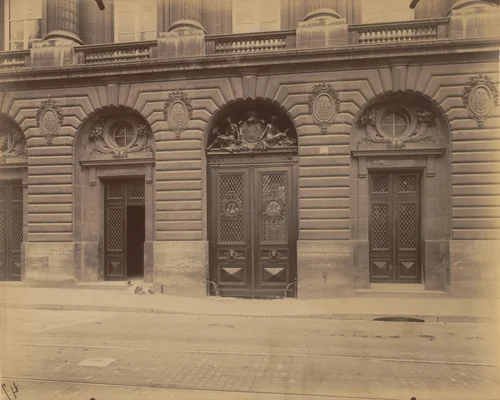 La monnaie. Quai Conti by Eugène Atget, photograph, 1903