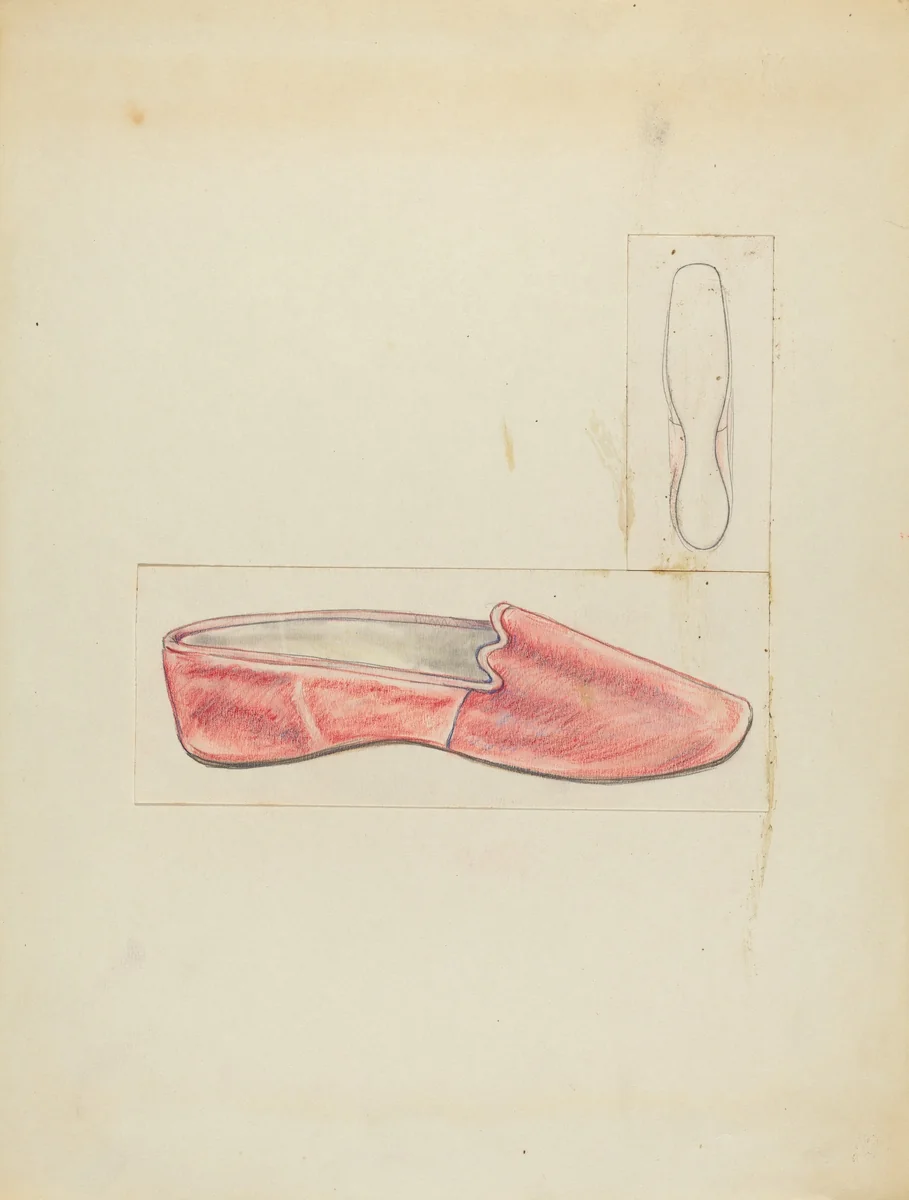 Velvet Slipper by Melita Hofmann, index of american design, 1940