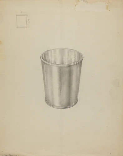 Silver Tumbler by Hester Duany, index of american design, 1937