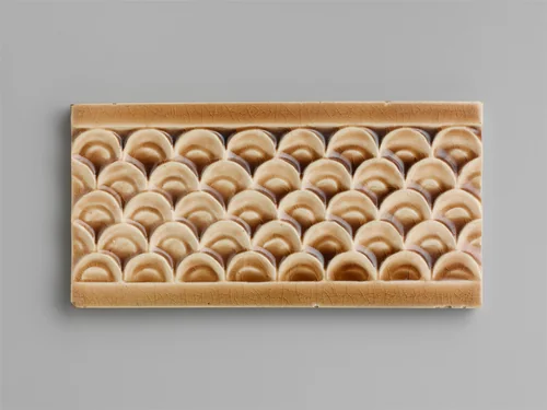 Tile by J. and J. G. Low Art Tile Works, artwork, 1879-1884