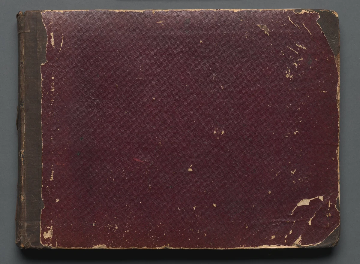 Album with Views of Rome and Surroundings, Landscape Studies by Franz Nadorp, book, 1830-1870