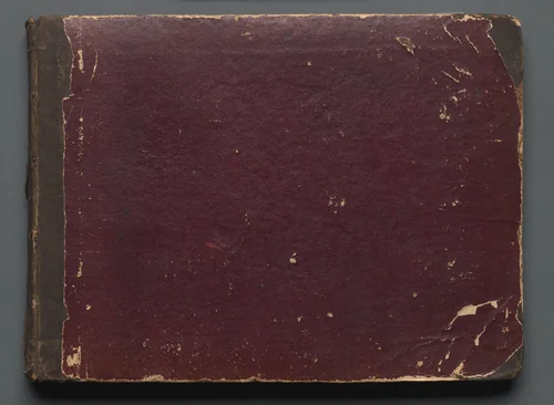 Album with Views of Rome and Surroundings, Landscape Studies by Franz Nadorp, book, 1830-1870
